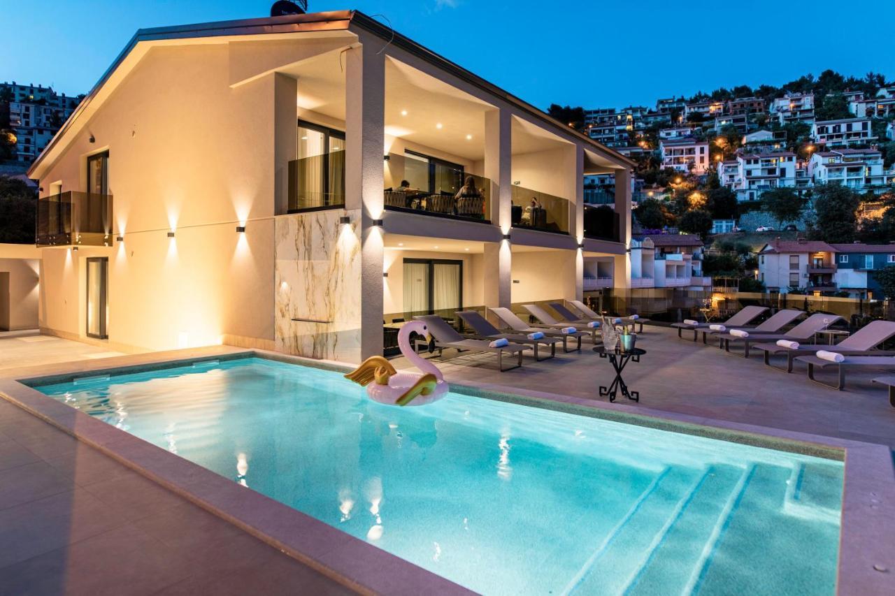 Villa Nina I - Apartments With Pool Near The Sea Rabac Exterior photo
